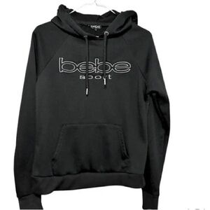 bebe Sport Men's Black Hoodie